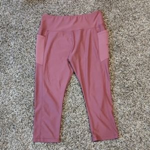 VOGO Athletica Women's Pink Tights Plus Size